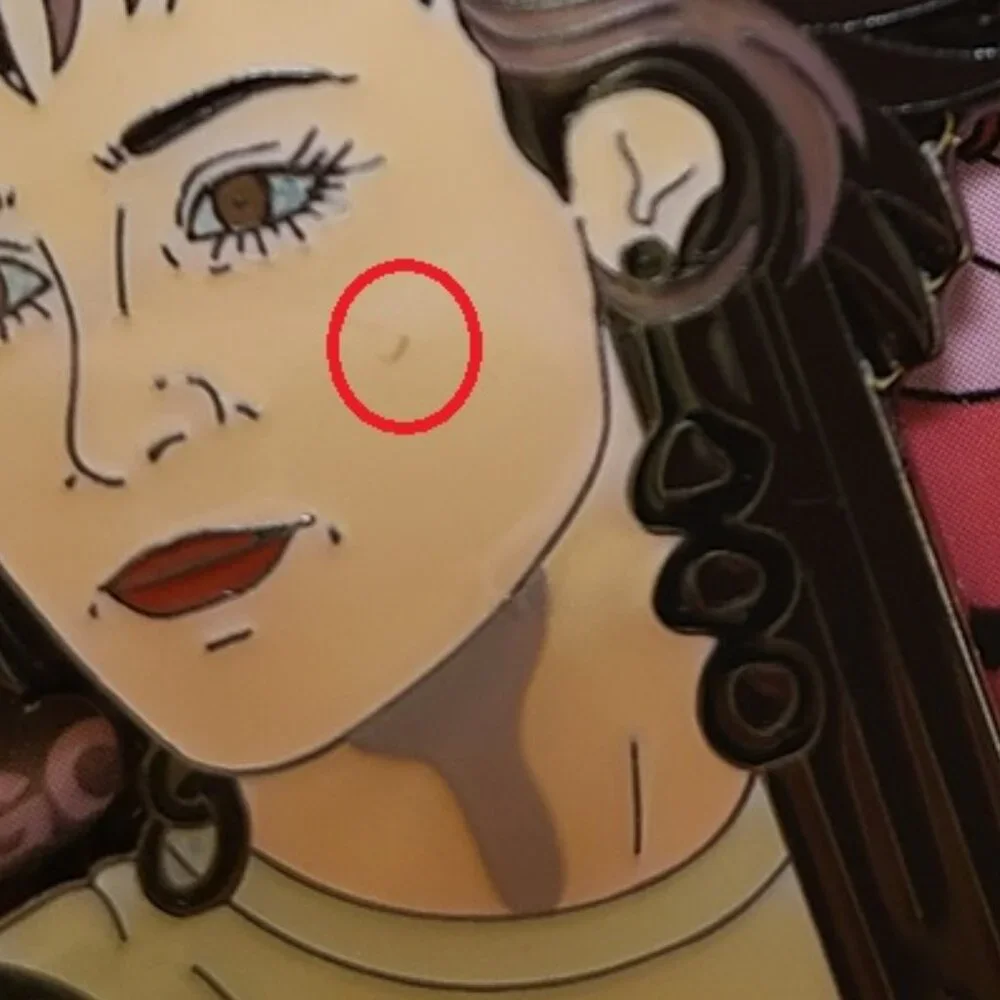 Pretty in Pink Enamel Pin - Iona Annie Potts Andie Molly Ringwald Jon Cryer - Picture 2 of 4